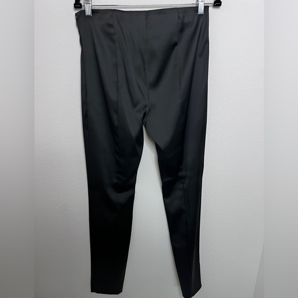THEORY Satin Black Leggings Women’s Sz 10 - Picture 10 of 10